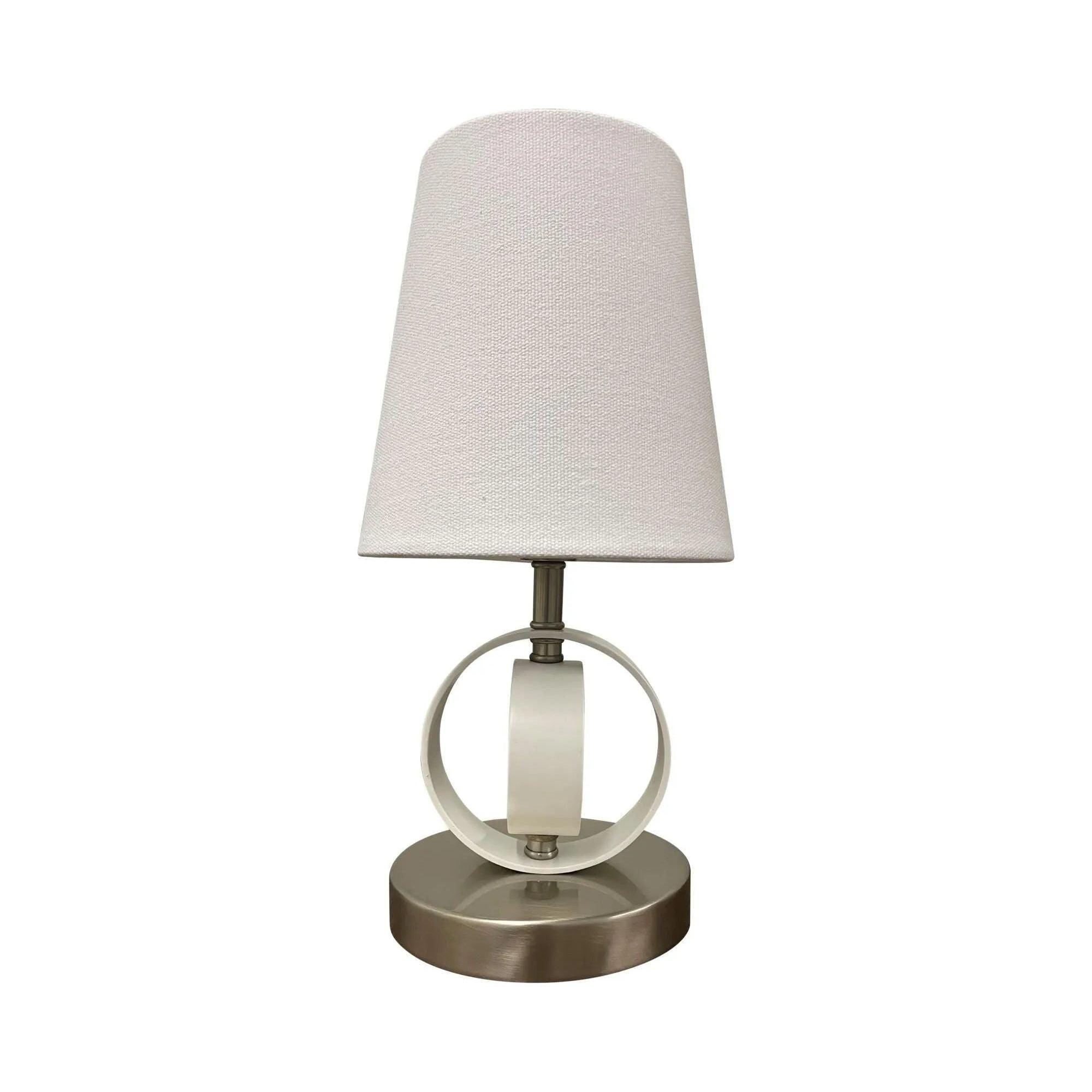 House of Troy - Bryson Ring Accent Lamp - B209-SN/WT - Canada Light Shop
