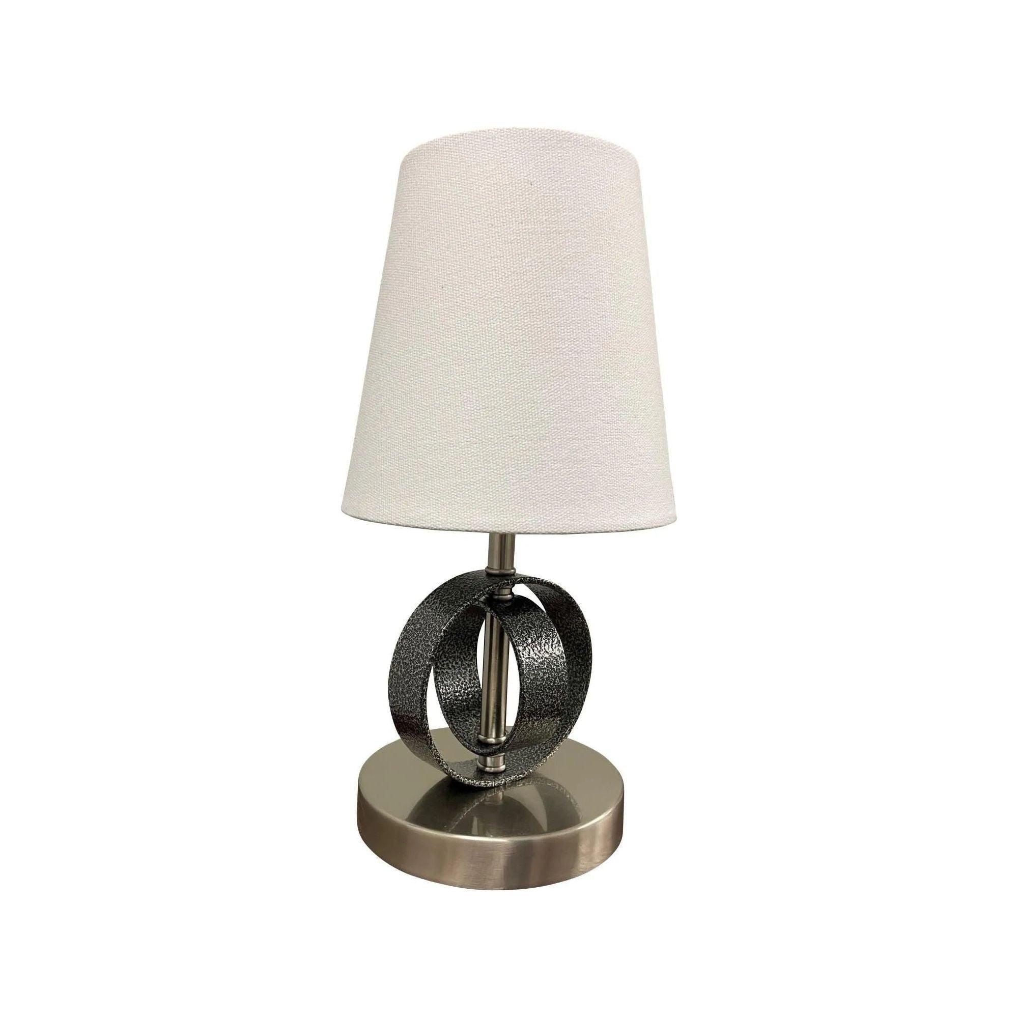 House of Troy - Bryson Ring Crystal Accent Lamp - B210-SN/MT - Canada Light Shop