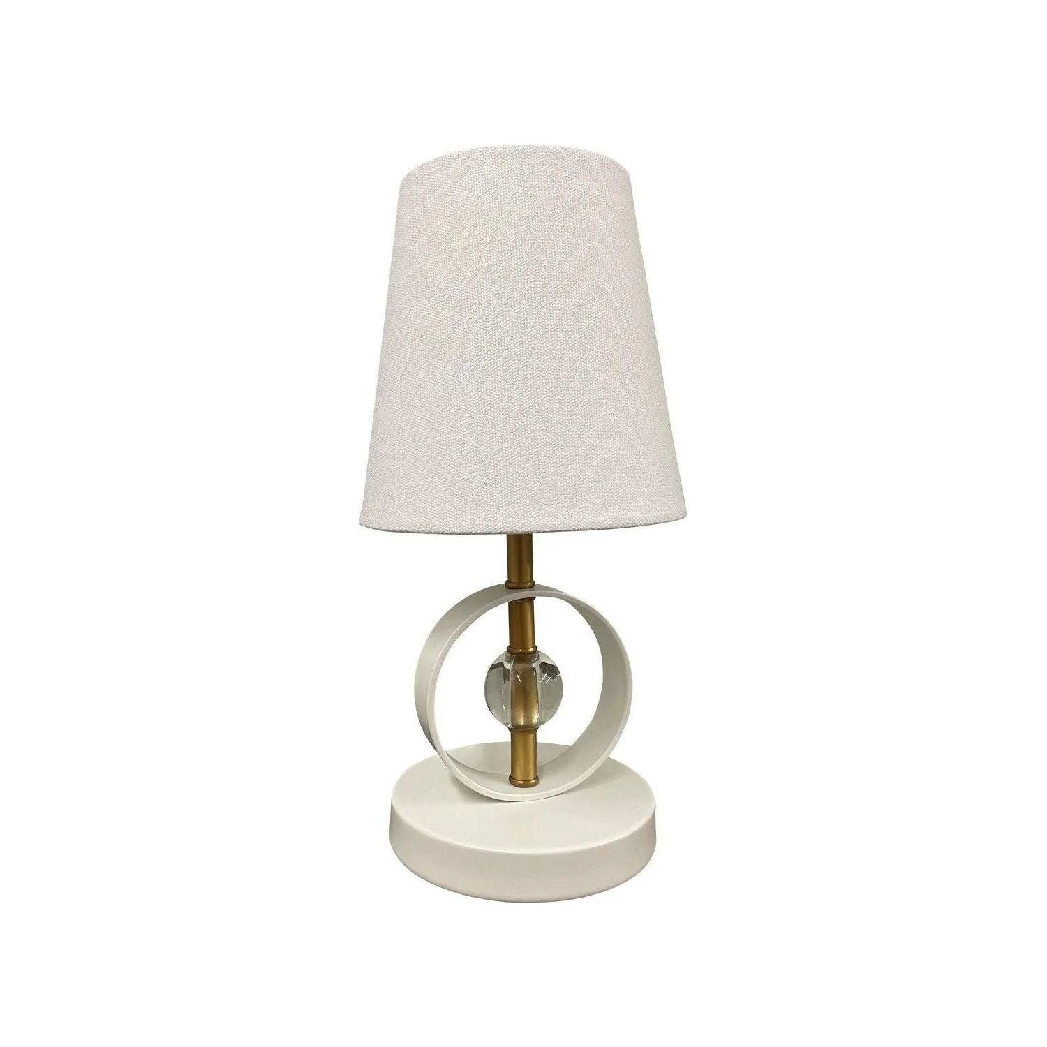House of Troy - Bryson Ring Crystal Accent Lamp - B210-WB/WT - Canada Light Shop