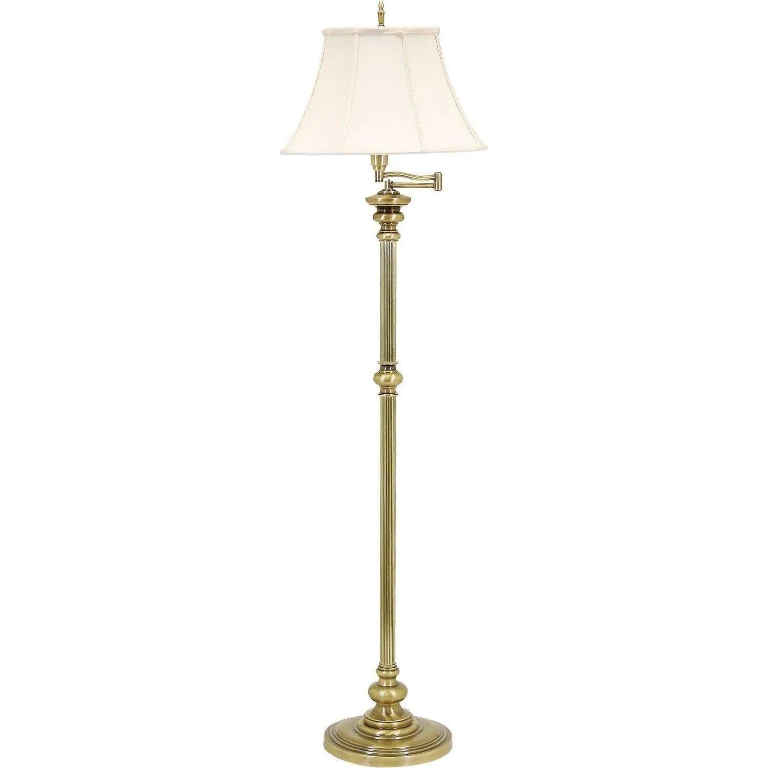House of Troy - Newport One Light Floor Lamp - N604-AB - Canada Light Shop