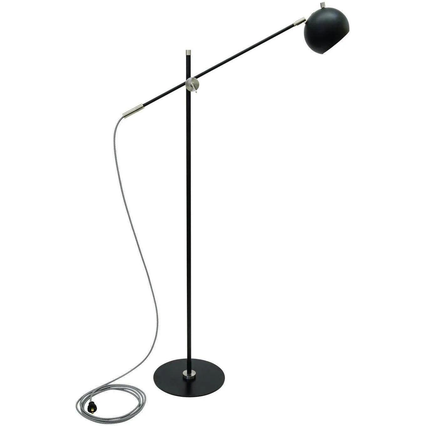 House of Troy - Orwell LED Floor Lamp - OR700-BLKSN - Canada Light Shop
