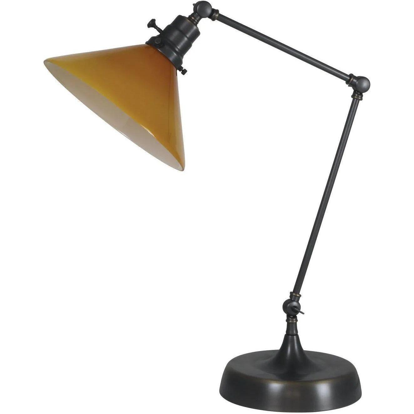 House of Troy - Otis One Light Table Lamp - OT650-OB-AM - Canada Light Shop