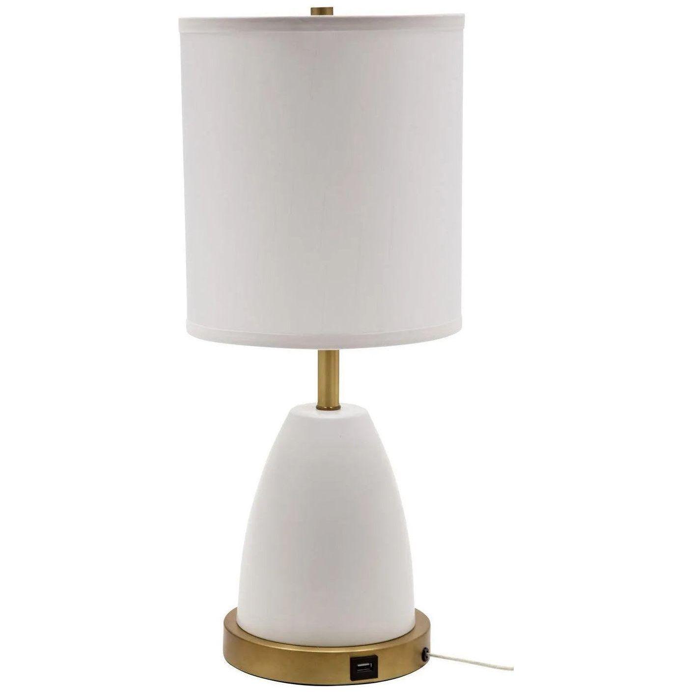 House of Troy - Rupert One Light Table Lamp - RU751-WT | Canada Light Shop