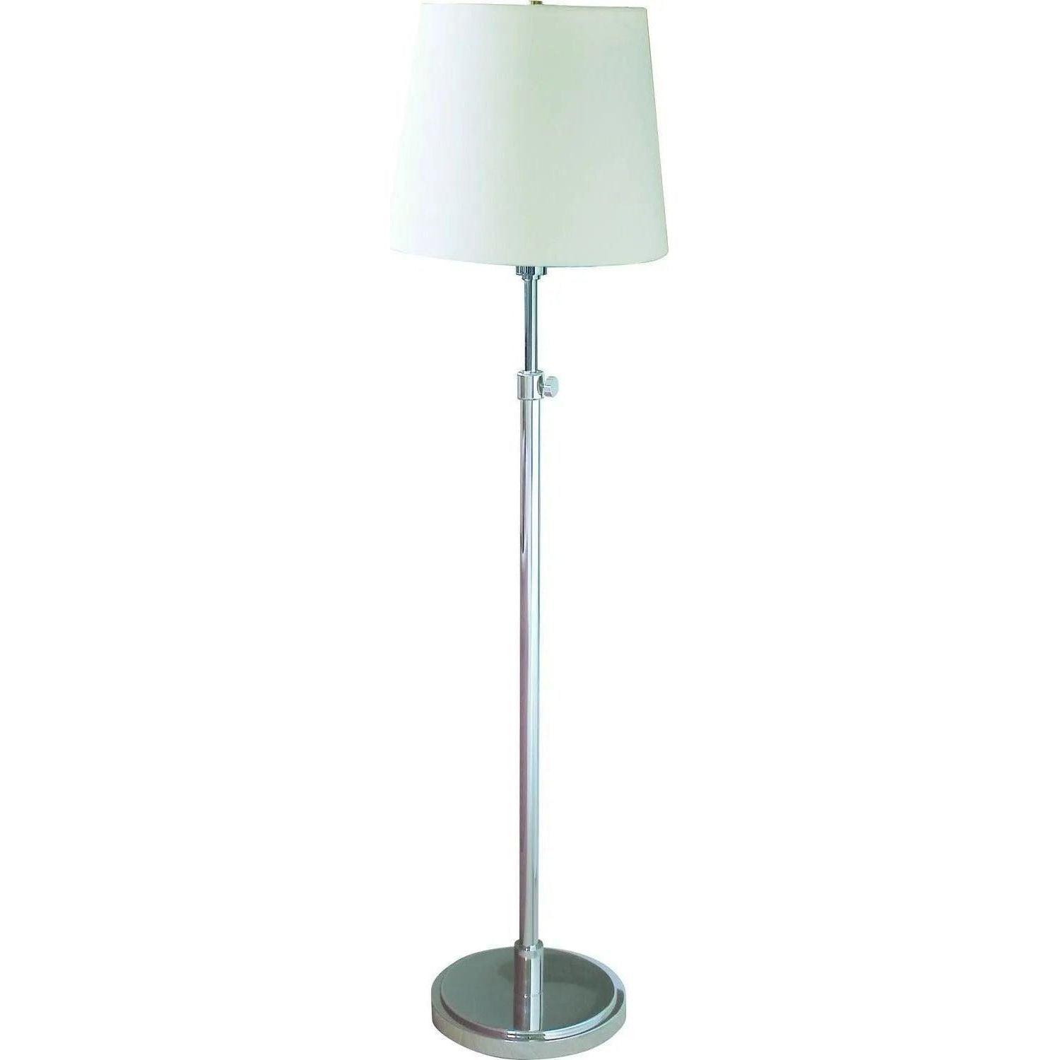 House of Troy - Townhouse One Light Floor Lamp - TH701-PN - Canada Light Shop