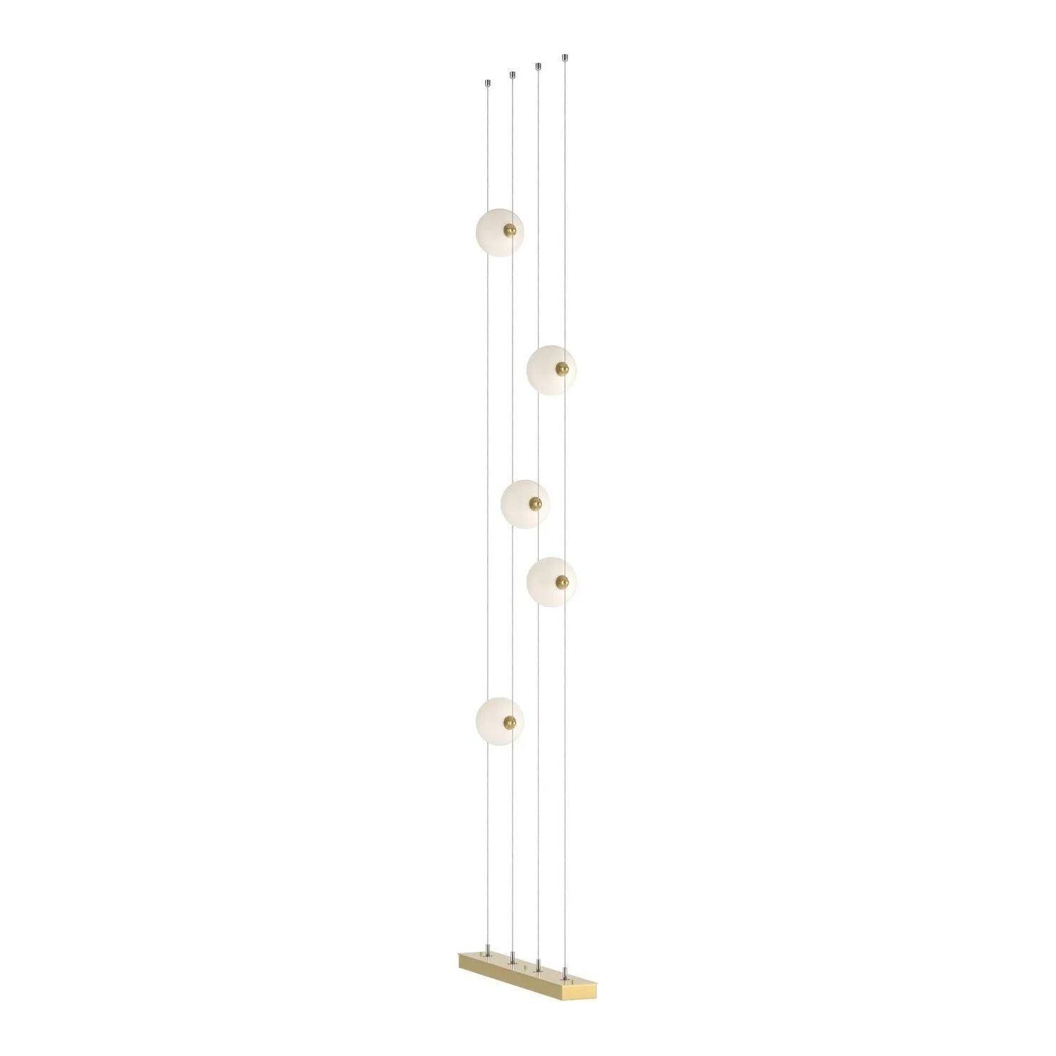 Hubbardton Forge - Abacus Floor to Ceiling LED Pendant (Plug-In) - 289520-LED-STND-86-GG0668 - Canada Light Shop