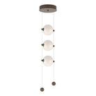 Hubbardton Forge - Abacus LED Multi-Light Pendant - 139059-LED-STND-05-GG0668 - Canada Light Shop