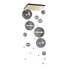 Hubbardton Forge - Abacus LED Square Multi-Light Pendant - 139051-LED-STND-86-YL0694 - Canada Light Shop