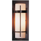 Hubbardton Forge - Banded 12-Inch One Light Outdoor Wall Sconce - 305892-SKT-77-GG0066 - Canada Light Shop