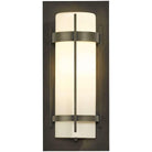 Hubbardton Forge - Banded 15-Inch One Light Outdoor Wall Sconce - 305893-SKT-77-GG0034 - Canada Light Shop