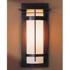 Hubbardton Forge - Banded 16-Inch One Light Outdoor Wall Sconce - 305993-SKT-20-GG0034 - Canada Light Shop