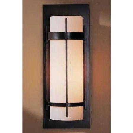 Hubbardton Forge - Banded 20-Inch One Light Outdoor Wall Sconce - 305894-SKT-20-GG0037 - Canada Light Shop