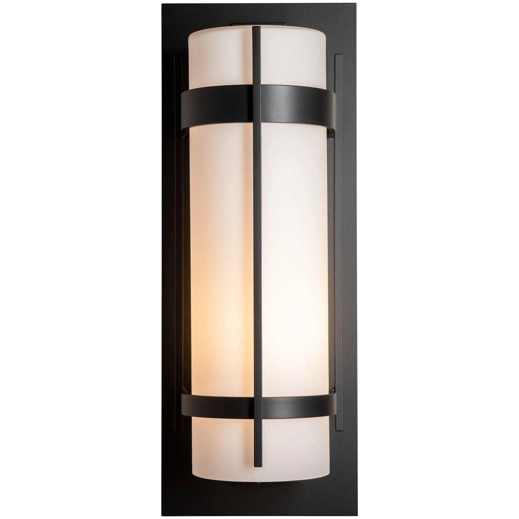 Hubbardton Forge - Banded 25-Inch One Light Outdoor Wall Sconce - 305895-SKT-10-GG0240 - Canada Light Shop