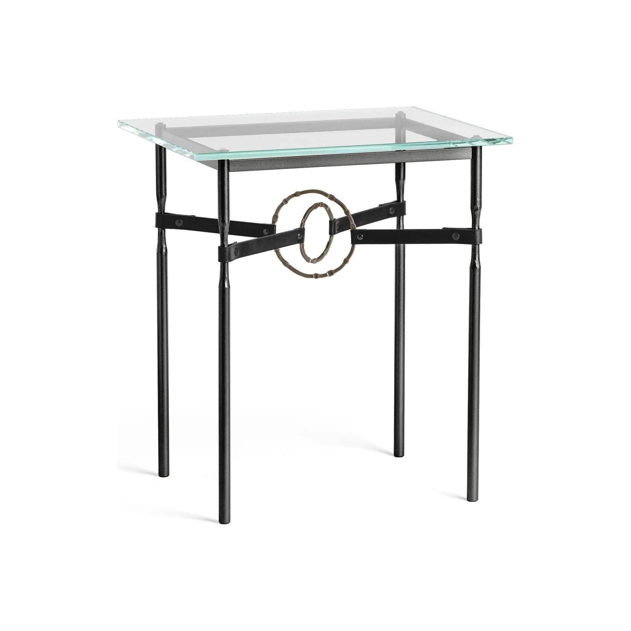 Hubbardton Forge - Equus Black Leather Side Table - 750116-10-05-LK-VA0717 - Canada Light Shop