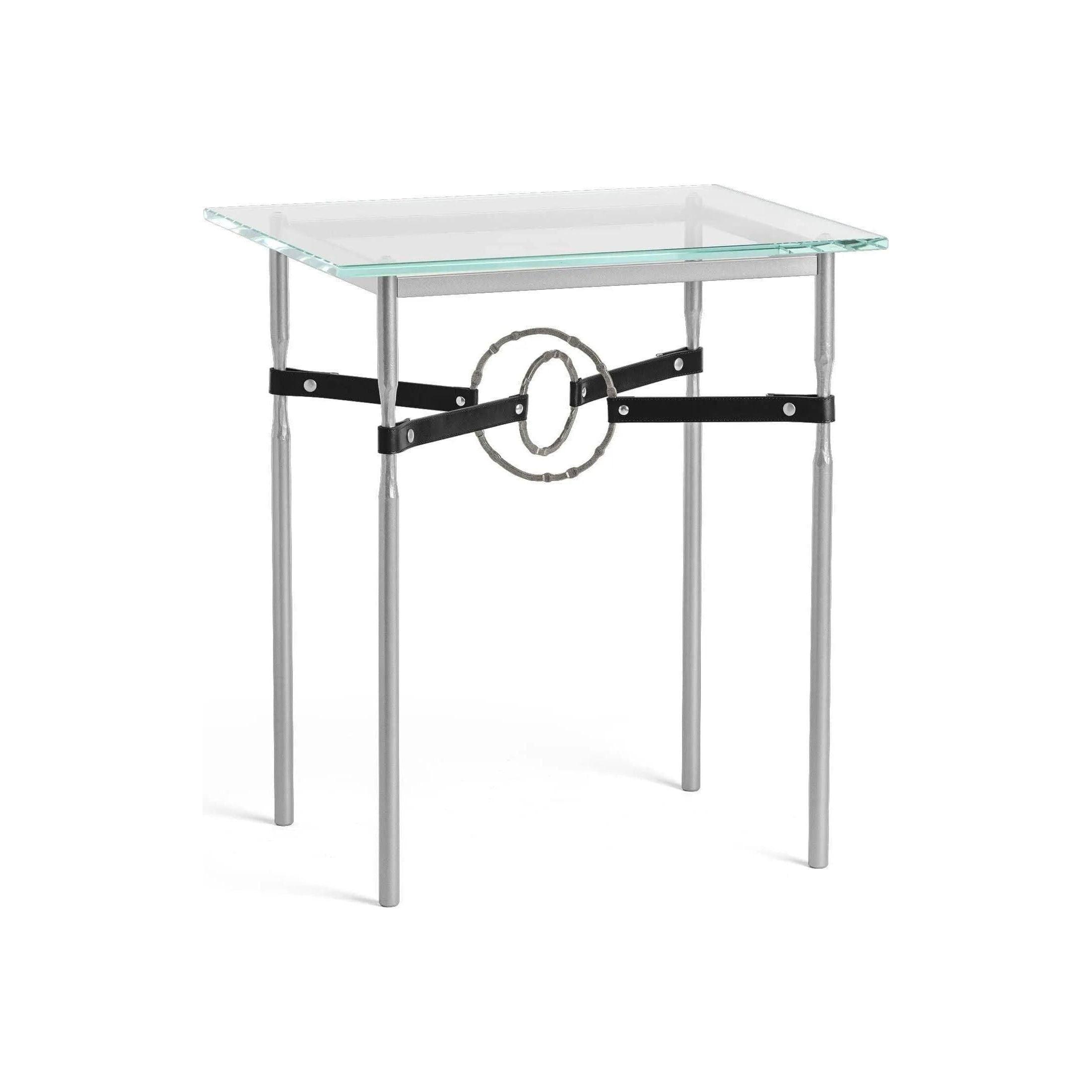Hubbardton Forge - Equus Black Leather Side Table - 750116-82-20-LK-VA0717 - Canada Light Shop