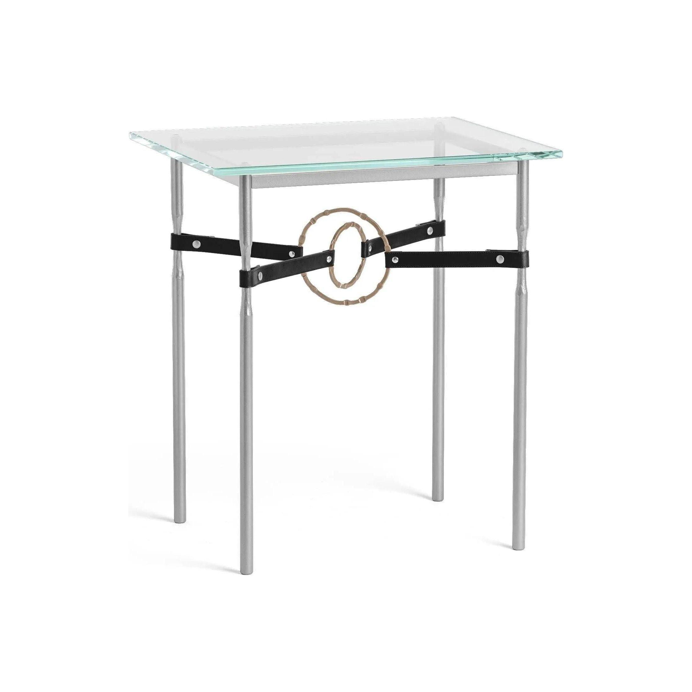 Hubbardton Forge - Equus Black Leather Side Table - 750116-82-84-LK-VA0717 - Canada Light Shop