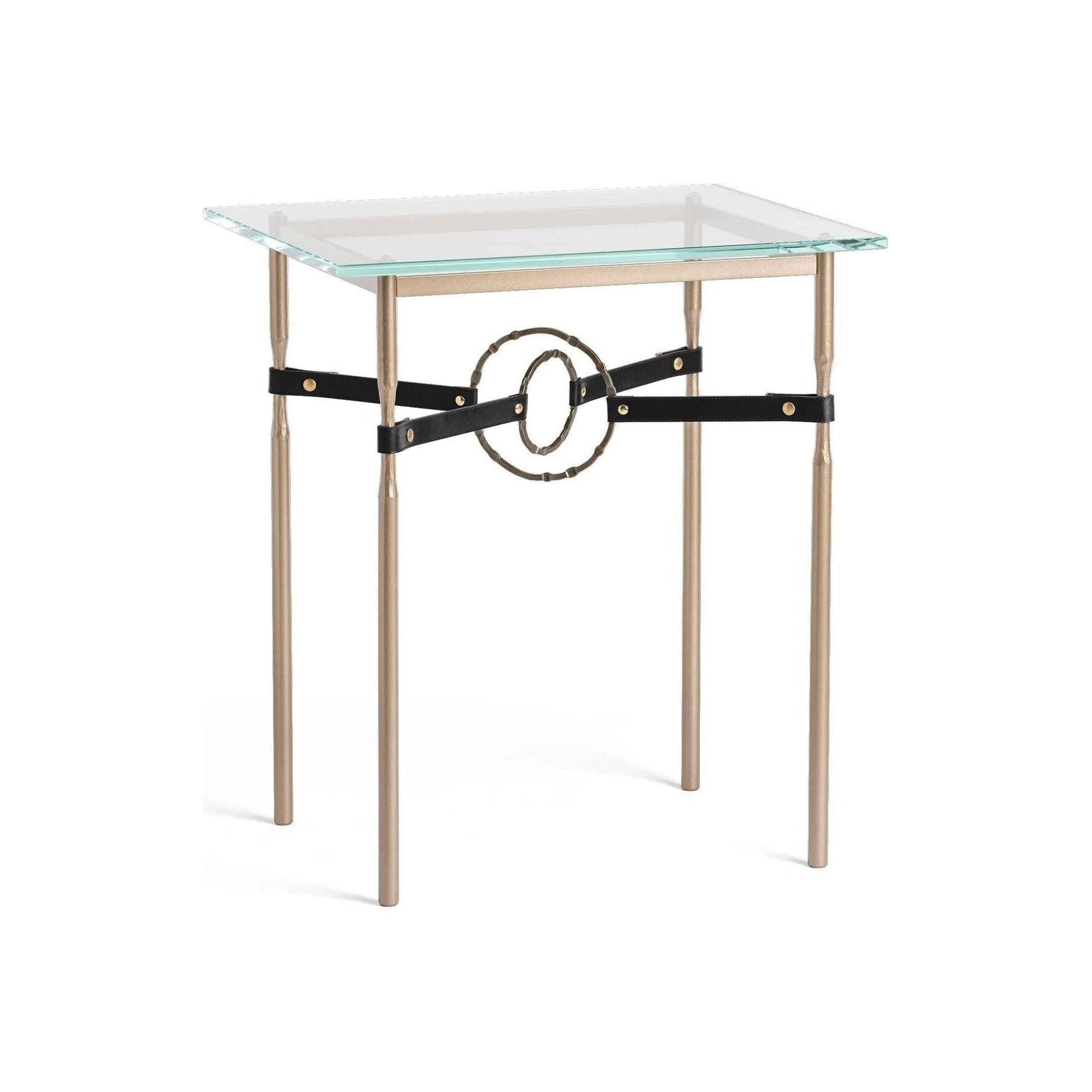Hubbardton Forge - Equus Black Leather Side Table - 750116-84-05-LK-VA0717 - Canada Light Shop