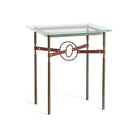 Hubbardton Forge - Equus Brown Leather Side Table - 750116-05-05-LB-VA0717 - Canada Light Shop