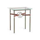 Hubbardton Forge - Equus Brown Leather Side Table - 750116-05-07-LB-VA0717 - Canada Light Shop