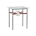 Hubbardton Forge - Equus Brown Leather Side Table - 750116-07-05-LB-VA0717 - Canada Light Shop