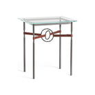 Hubbardton Forge - Equus Brown Leather Side Table - 750116-07-10-LB-VA0717 - Canada Light Shop
