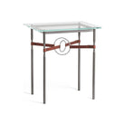 Hubbardton Forge - Equus Brown Leather Side Table - 750116-07-82-LB-VA0717 - Canada Light Shop