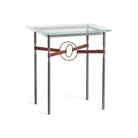 Hubbardton Forge - Equus Brown Leather Side Table - 750116-07-84-LB-VA0717 - Canada Light Shop