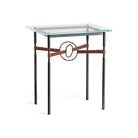 Hubbardton Forge - Equus Brown Leather Side Table - 750116-10-05-LB-VA0717 - Canada Light Shop