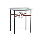 Hubbardton Forge - Equus Brown Leather Side Table - 750116-10-10-LB-VA0717 - Canada Light Shop
