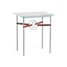 Hubbardton Forge - Equus Brown Leather Side Table - 750116-82-85-LB-VA0717 - Canada Light Shop