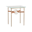 Hubbardton Forge - Equus Brown Leather Side Table - 750116-84-84-LB-VA0717 - Canada Light Shop