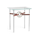 Hubbardton Forge - Equus Brown Leather Side Table - 750116-85-05-LB-VA0717 - Canada Light Shop