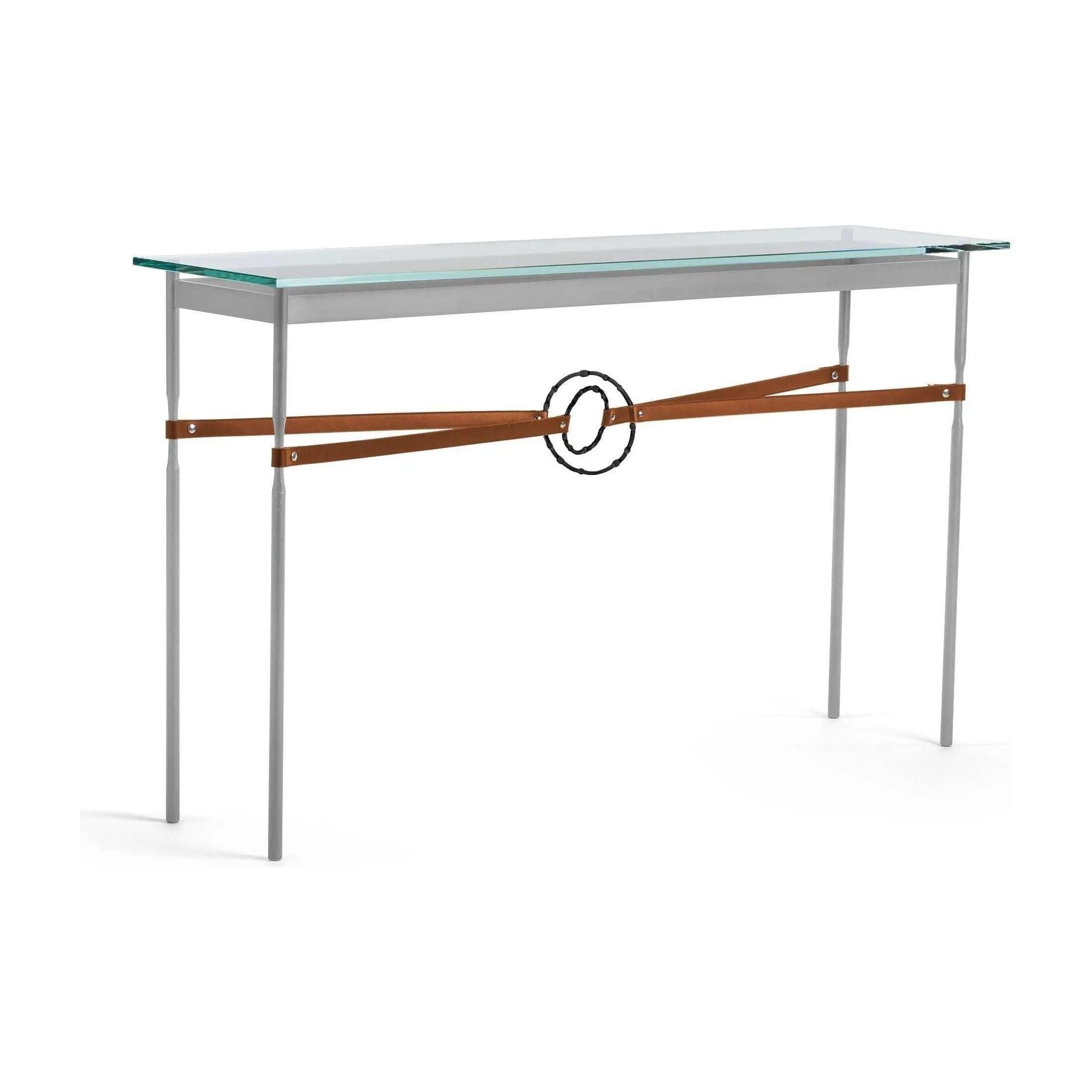 Hubbardton Forge - Equus Chestnut Leather Console Table - 750118-82-10-LC-VA0714 - Canada Light Shop