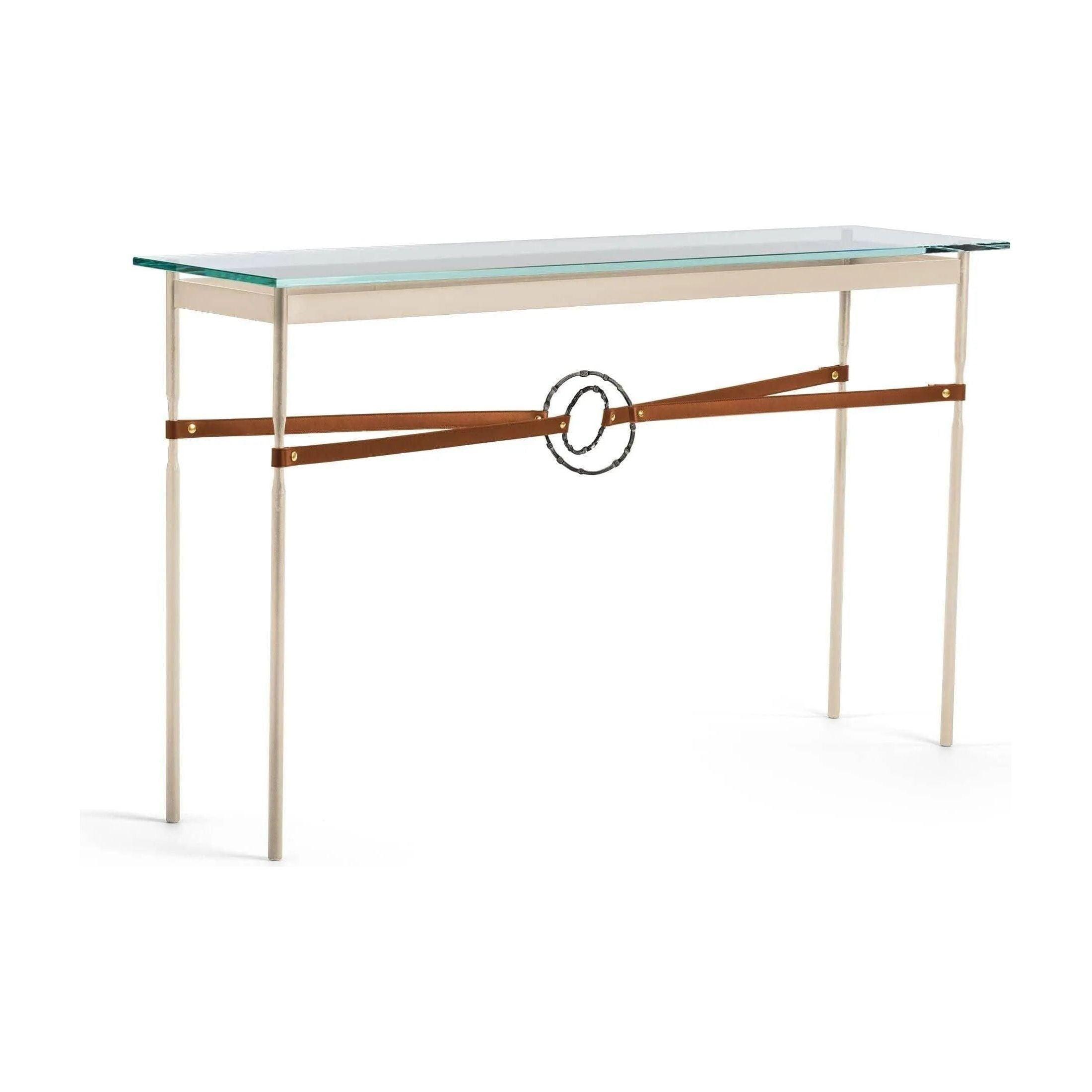 Hubbardton Forge - Equus Chestnut Leather Console Table - 750118-84-07-LC-VA0714 - Canada Light Shop