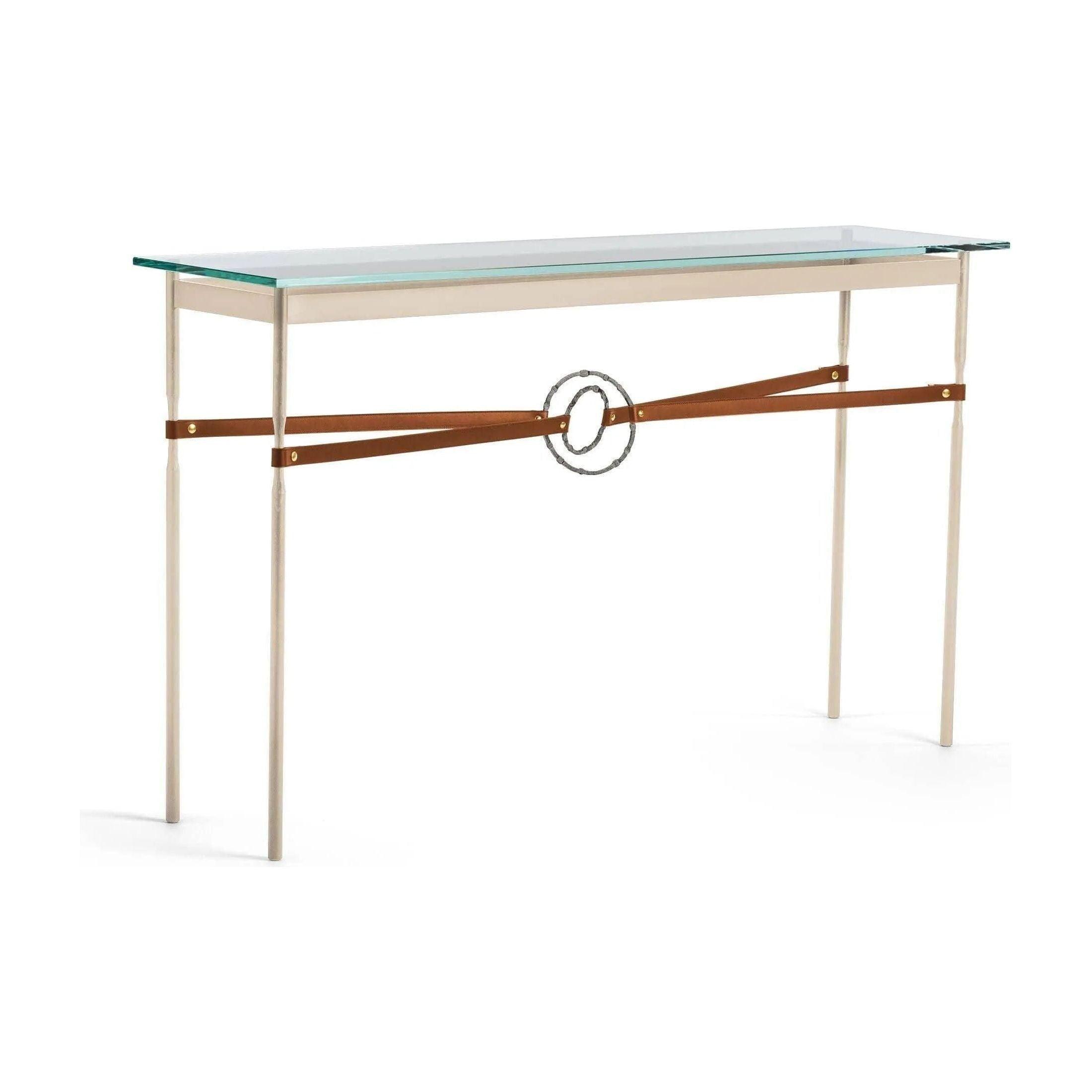 Hubbardton Forge - Equus Chestnut Leather Console Table - 750118-84-20-LC-VA0714 - Canada Light Shop