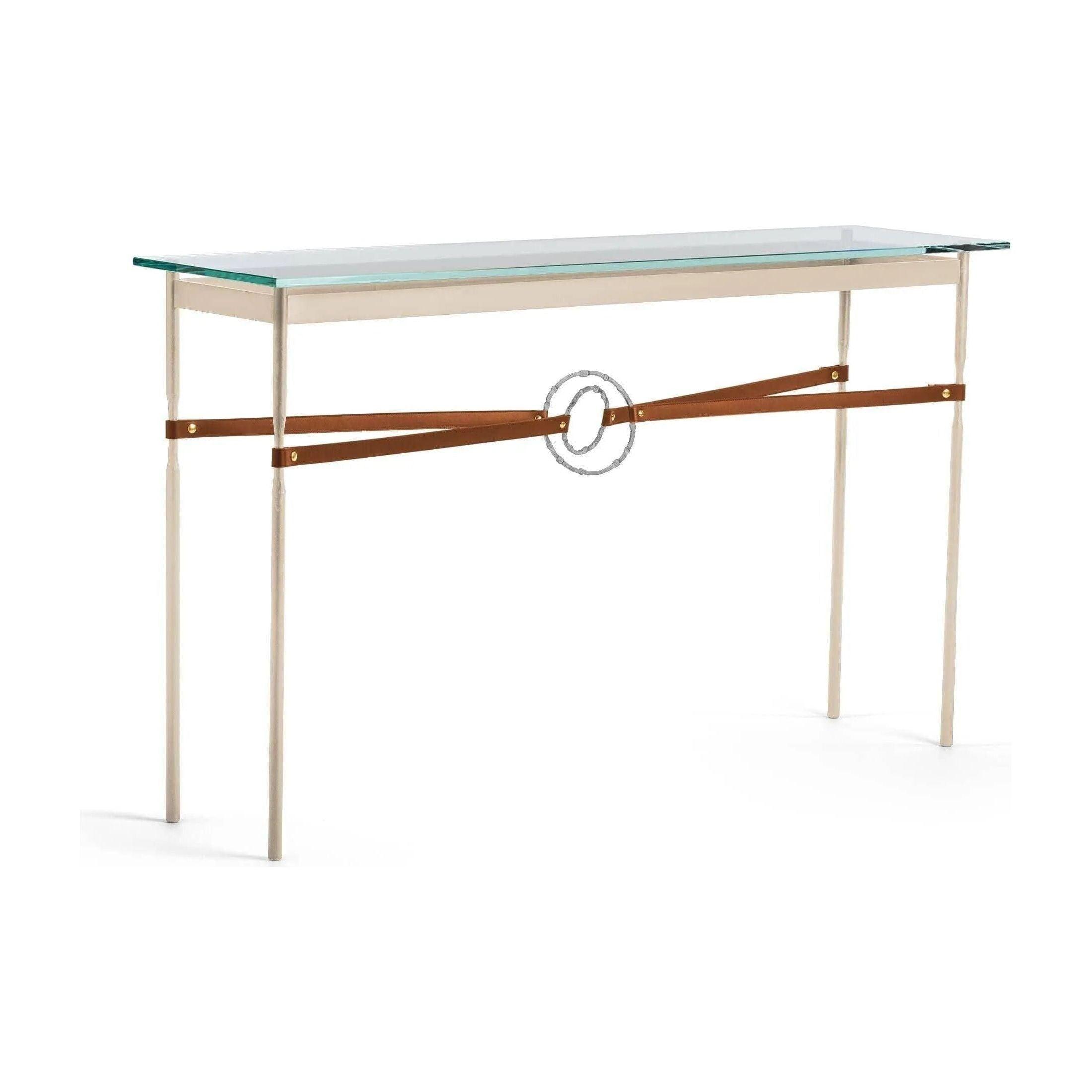 Hubbardton Forge - Equus Chestnut Leather Console Table - 750118-84-82-LC-VA0714 - Canada Light Shop