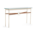 Hubbardton Forge - Equus Chestnut Leather Console Table - 750118-84-84-LC-VA0714 - Canada Light Shop
