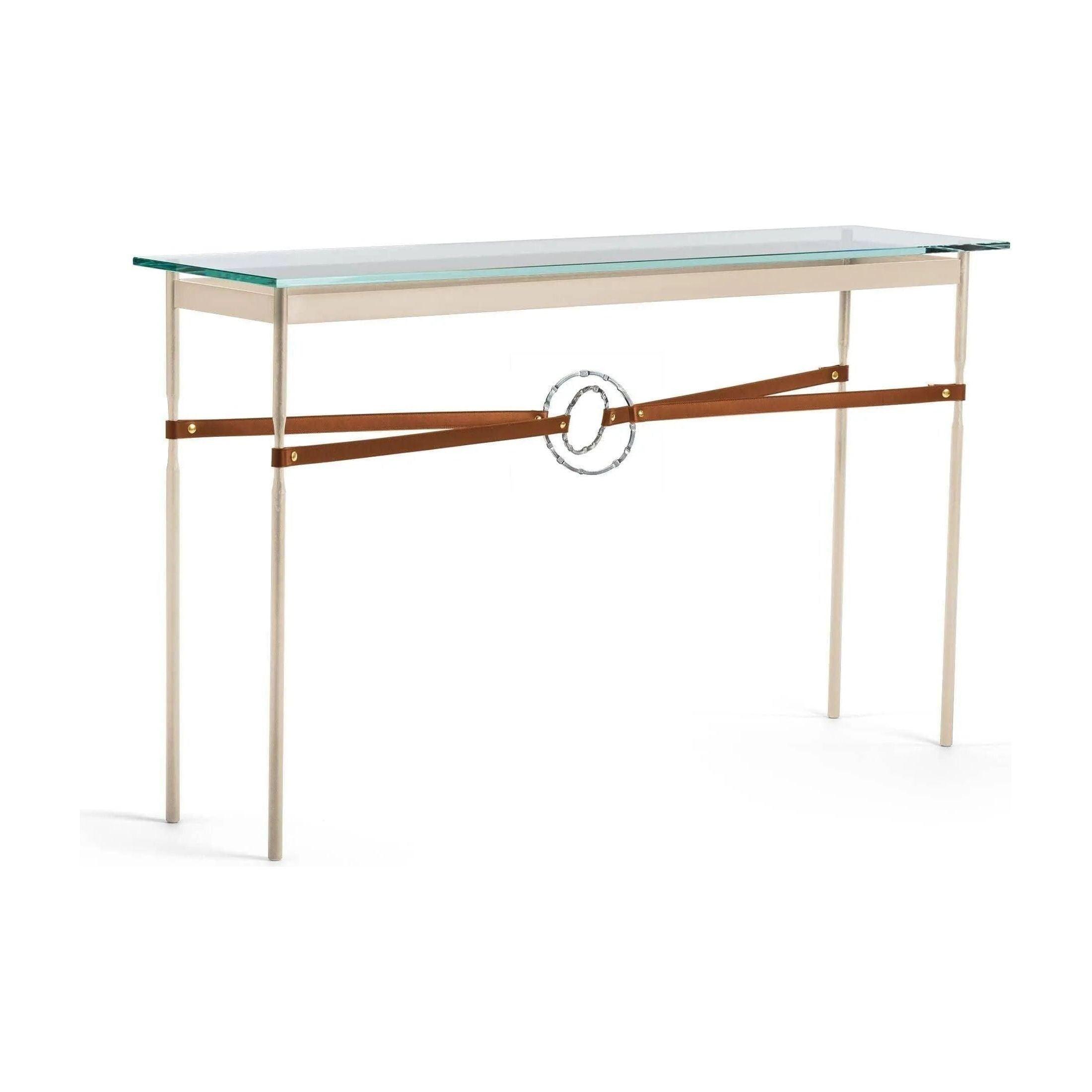 Hubbardton Forge - Equus Chestnut Leather Console Table - 750118-84-85-LC-VA0714 - Canada Light Shop