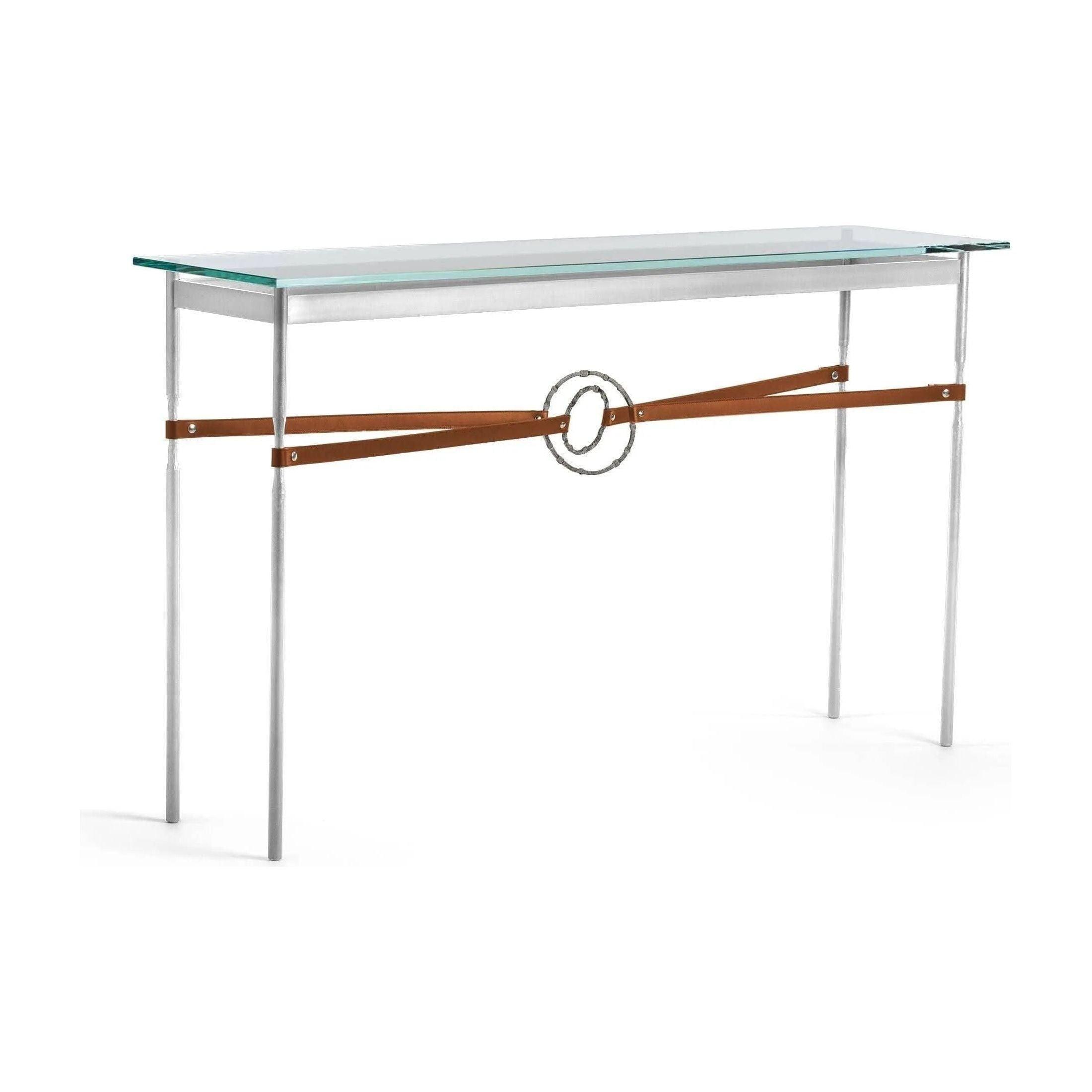 Hubbardton Forge - Equus Chestnut Leather Console Table - 750118-85-20-LC-VA0714 - Canada Light Shop
