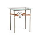 Hubbardton Forge - Equus Chestnut Leather Side Table - 750116-05-05-LC-VA0717 - Canada Light Shop