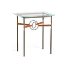 Hubbardton Forge - Equus Chestnut Leather Side Table - 750116-05-07-LC-VA0717 - Canada Light Shop
