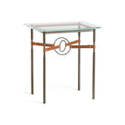 Hubbardton Forge - Equus Chestnut Leather Side Table - 750116-05-20-LC-VA0717 - Canada Light Shop
