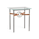 Hubbardton Forge - Equus Chestnut Leather Side Table - 750116-07-07-LC-VA0717 - Canada Light Shop