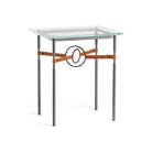 Hubbardton Forge - Equus Chestnut Leather Side Table - 750116-07-10-LC-VA0717 - Canada Light Shop
