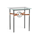 Hubbardton Forge - Equus Chestnut Leather Side Table - 750116-10-10-LC-VA0717 - Canada Light Shop
