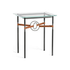 Hubbardton Forge - Equus Chestnut Leather Side Table - 750116-10-20-LC-VA0717 - Canada Light Shop