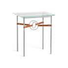 Hubbardton Forge - Equus Chestnut Leather Side Table - 750116-82-85-LC-VA0717 - Canada Light Shop