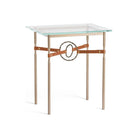 Hubbardton Forge - Equus Chestnut Leather Side Table - 750116-84-05-LC-VA0717 - Canada Light Shop