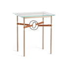 Hubbardton Forge - Equus Chestnut Leather Side Table - 750116-84-07-LC-VA0717 - Canada Light Shop