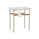Hubbardton Forge - Equus Chestnut Leather Side Table - 750116-84-82-LC-VA0717 - Canada Light Shop