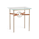 Hubbardton Forge - Equus Chestnut Leather Side Table - 750116-84-84-LC-VA0717 - Canada Light Shop